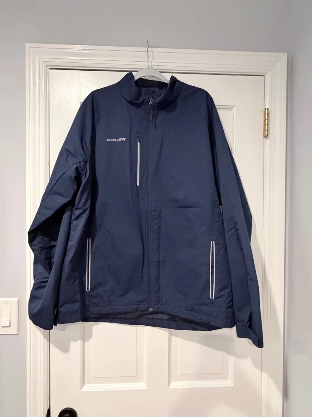 Bauer Men's Dark Blue Full-Zip Performance Jacket XXL